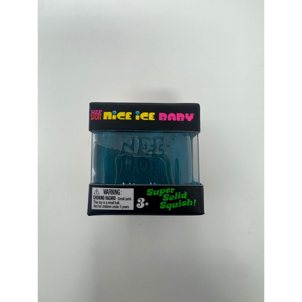 NeeDoh Nice Ice Baby Cube Fidget Squish Toy Nee Doh Mini Squeeze Ball NEW